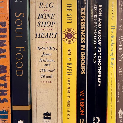 Library books at Number 42